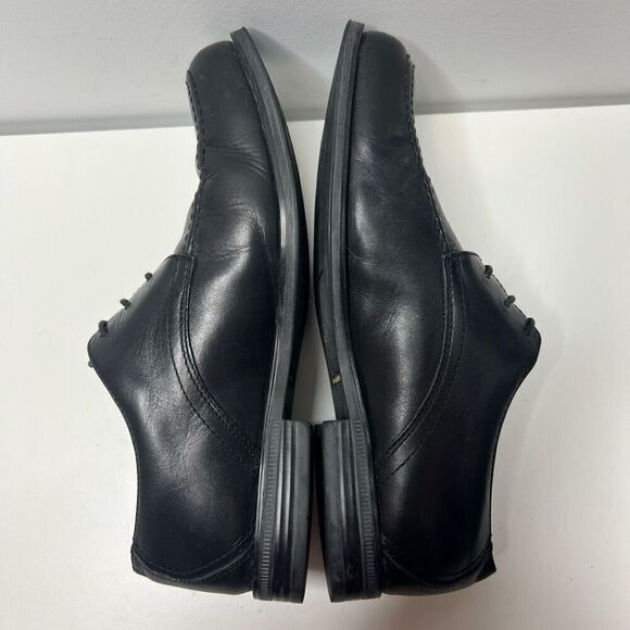 FLORSHEIM Oxford Black Leather Dress Shoes Mens Size 8.5 EEE Comfort - Picture 7 of 10